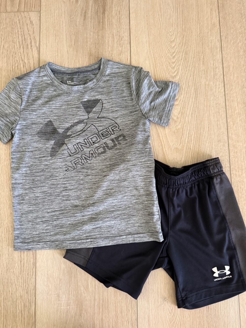 New Under Armour UA Tee and Shorts Set